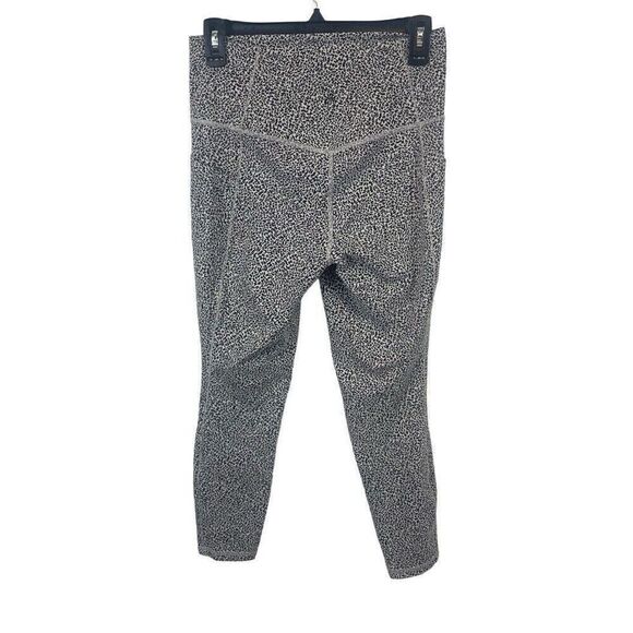 Athleta Salutation Stash II Textured Tight Legging Black White‎ Size M - Picture 3 of 9